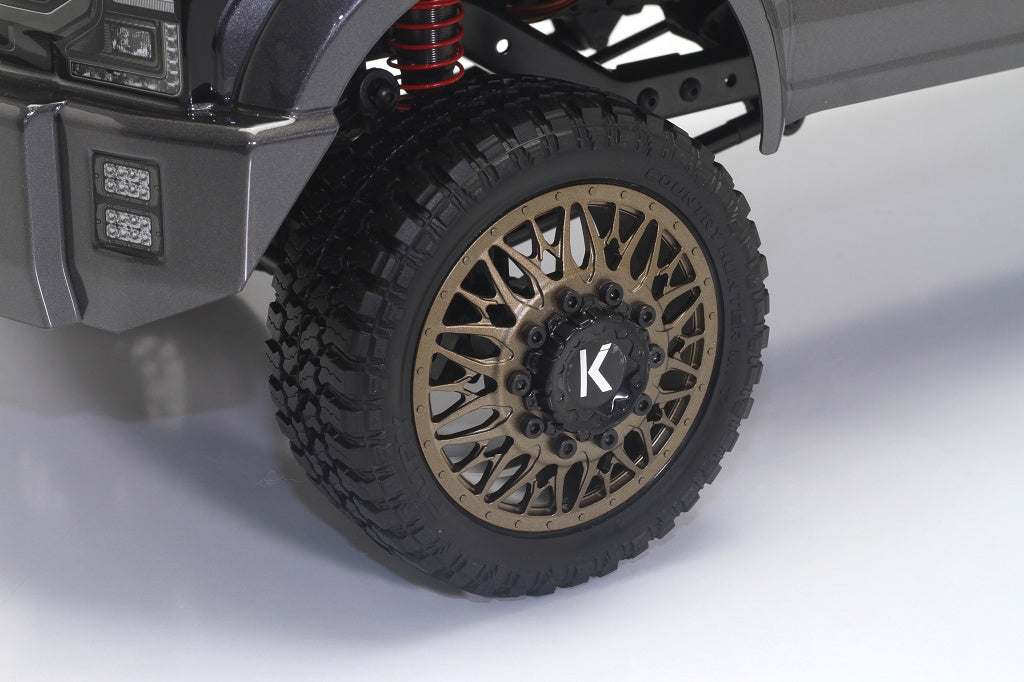 8987 FORD F-450 SD KG1 Wheel Edition 1/10 4WD RTR (Grey Titanium) Custom Truck DL-Series