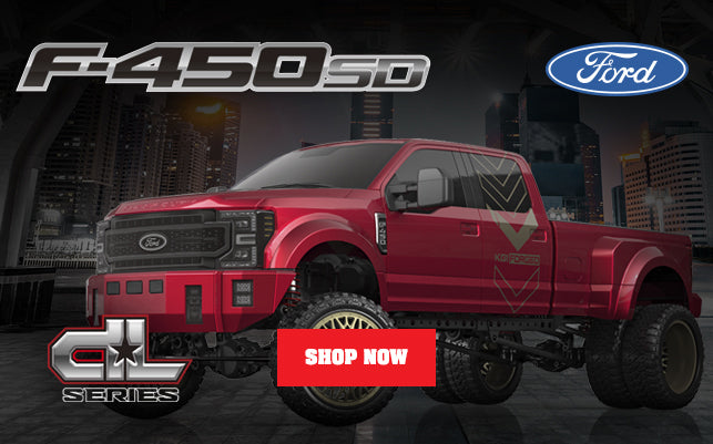 8982 FORD F-450 SD KG1 Wheel Edition 1/10 4WD RTR (RED Candy Apple) Custom  Truck DL-Series